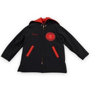 Fordham Felt Works Kearny Twirlers Jacket Womens Medium Black NJ Melton Wool 50s